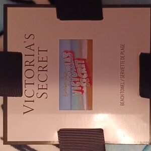 Victoria's Secret Sky Blue and Bold Beach Towel